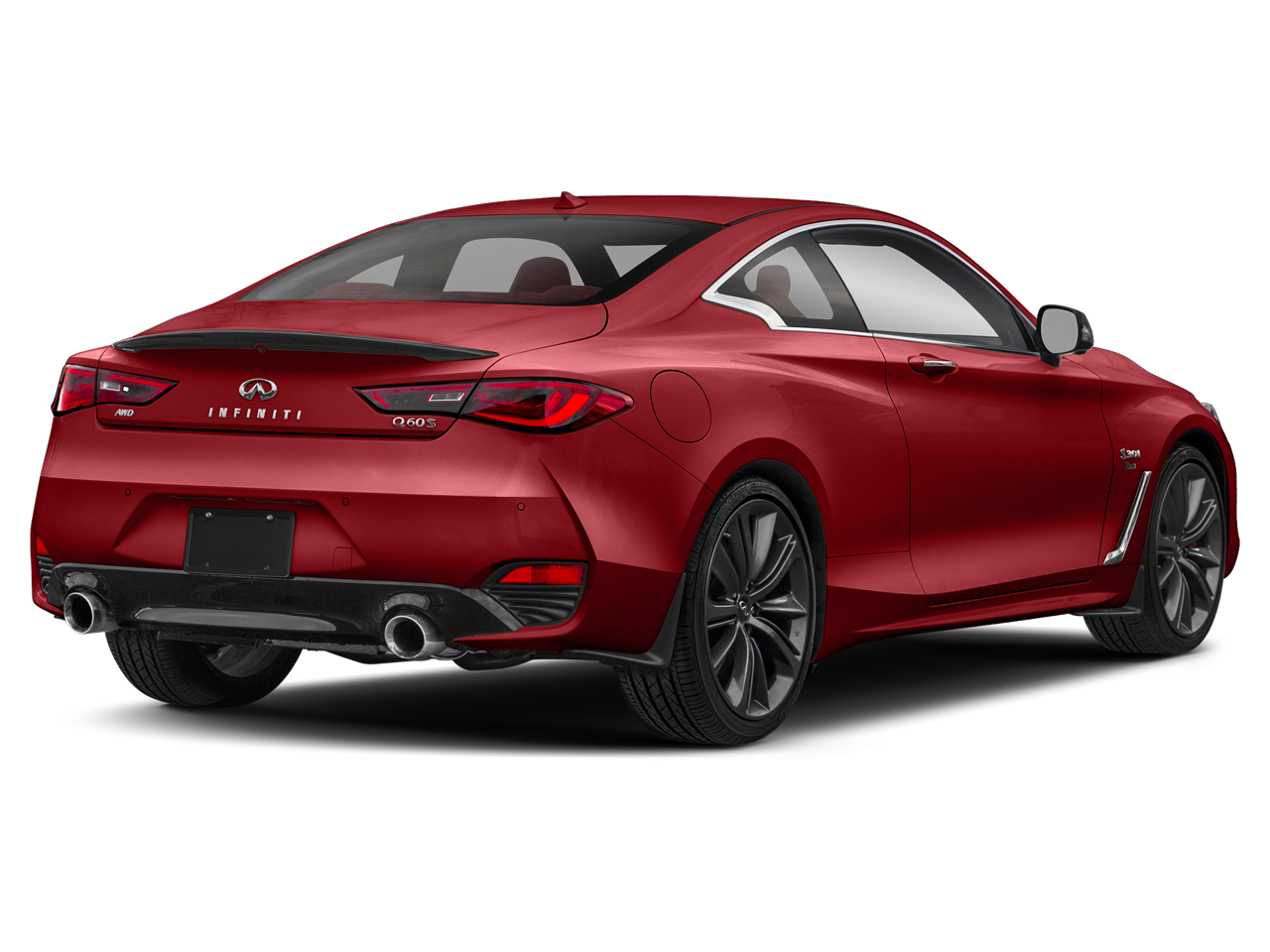 Certified 2020 INFINITI Q60 Coupe RED SPORT with VIN JN1FV7EL3LM460275 for sale in Minneapolis, Minnesota