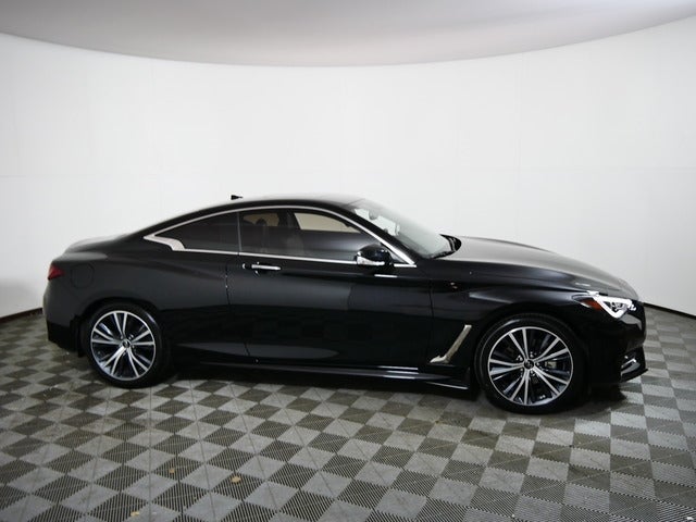 Certified 2021 INFINITI Q60 Coupe LUXE with VIN JN1EV7KL2MM470247 for sale in Minneapolis, Minnesota