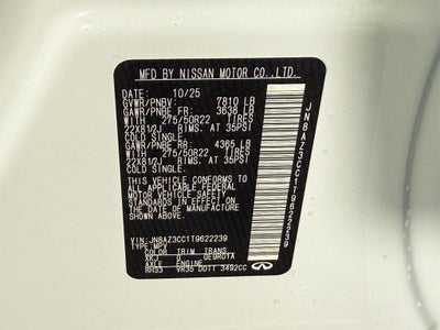 2026 INFINITI QX80 AUTOGRAPH