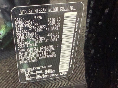 2026 INFINITI QX80 SPORT